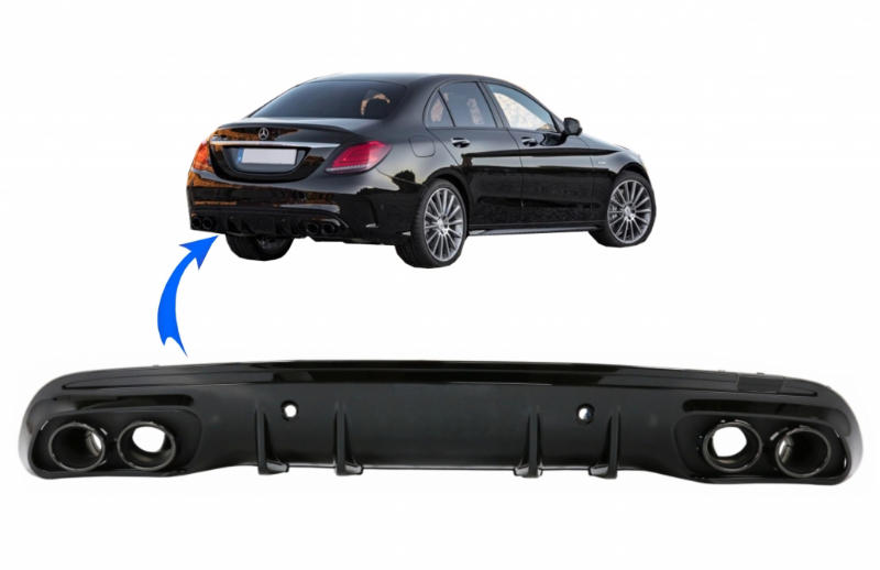 Achterlip Mercedes W209