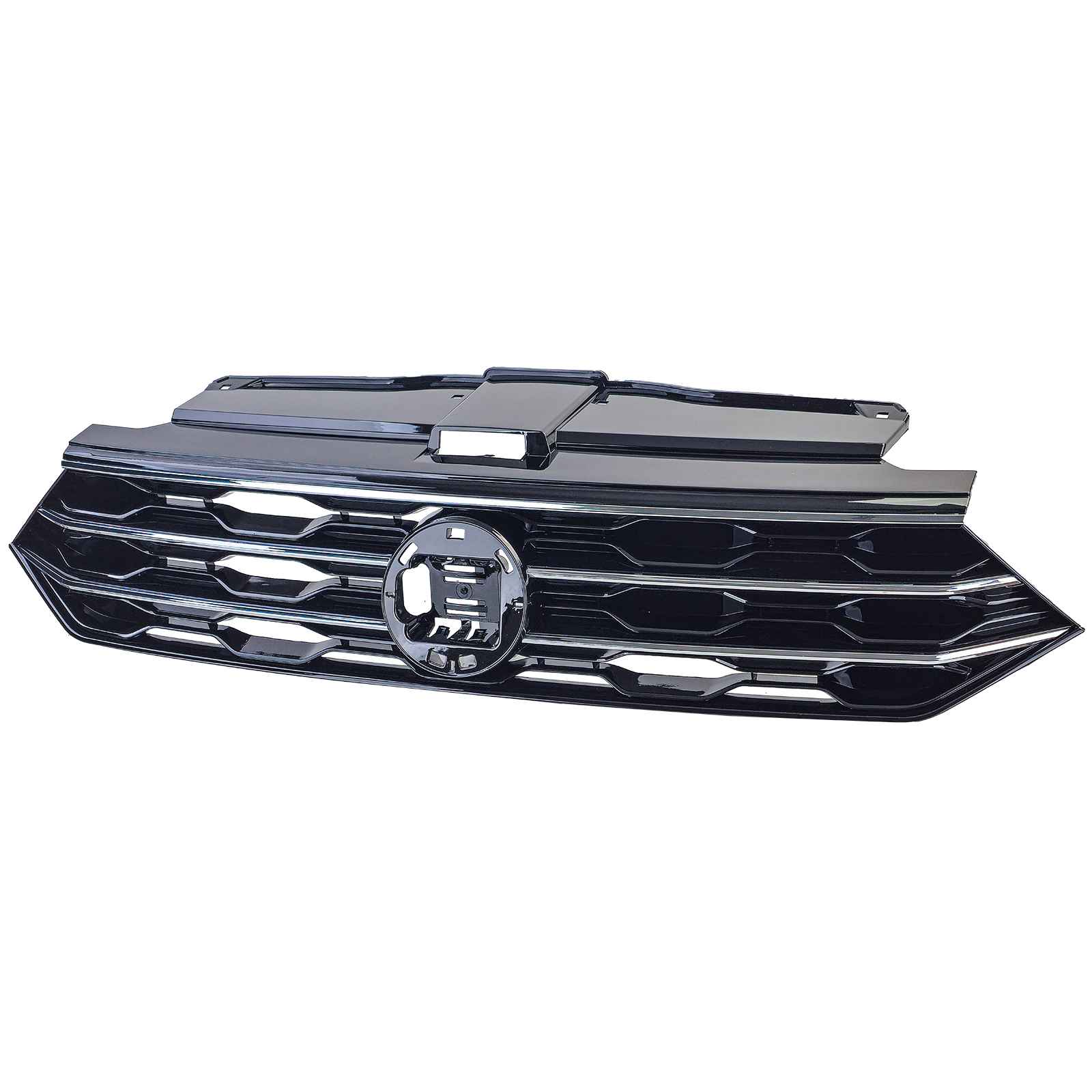 Grill VW T-Roc 2017- glanzend zwart/chroom