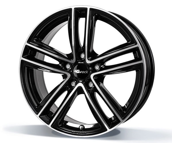 RC Design RC27 6x15 5x100 ET29 glanzend zwart / front gepolijst