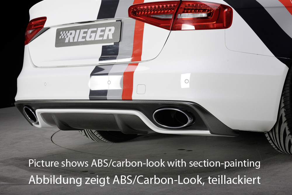 Audi A4 Rear Diffuser Rieger