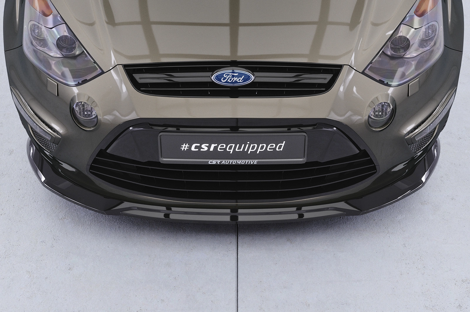 Voorspoiler Ford S-Max MK1 (WA6) glans zwart
