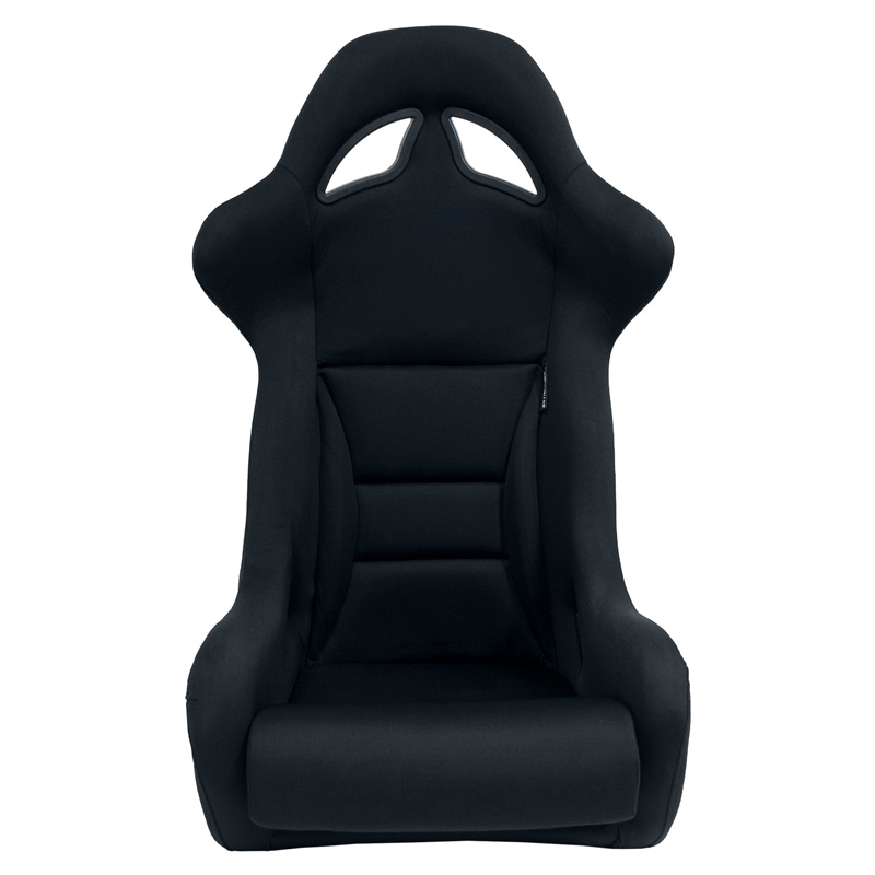 Sportstoel 'BS7' - Zwart - Vaste polyester rugleuning - incl. sledes