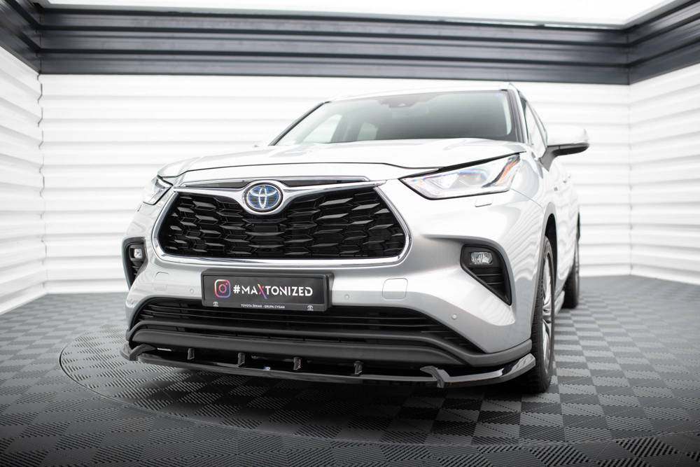 Voorspoiler Toyota Highlander Maxton Glans Zwart
