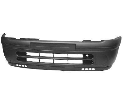 voorbumper, zwart Renault Clio, 1998-2001