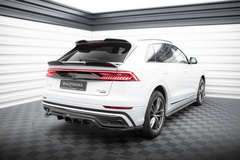 Spoiler Audi Q8 S-Line / SQ8 Maxton Glans Zwart