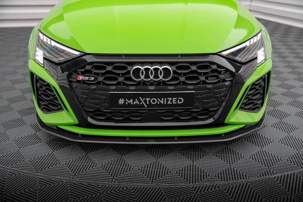 Voorspoiler Audi RS3 8Y Maxton Carbon