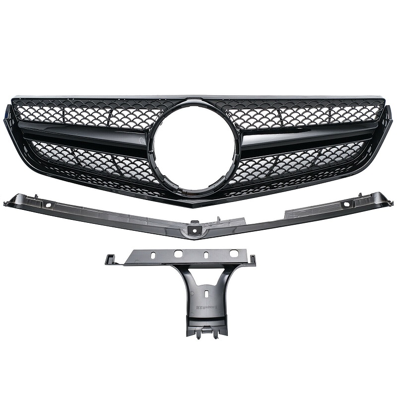 Grill Mercedes C207 W207 A207 (2009-2012) Coupe Cabrio Zwart