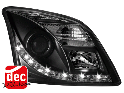 DAYLINE Headlights Opel Vectra C 02-08/05 black