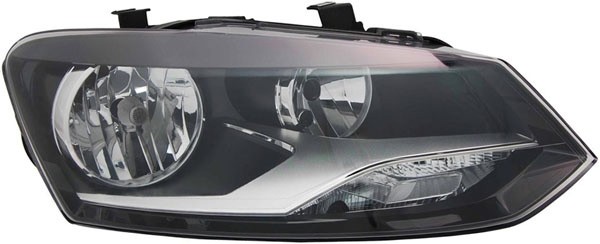 Koplamp rechts POLO 09->> TYC H7+H7