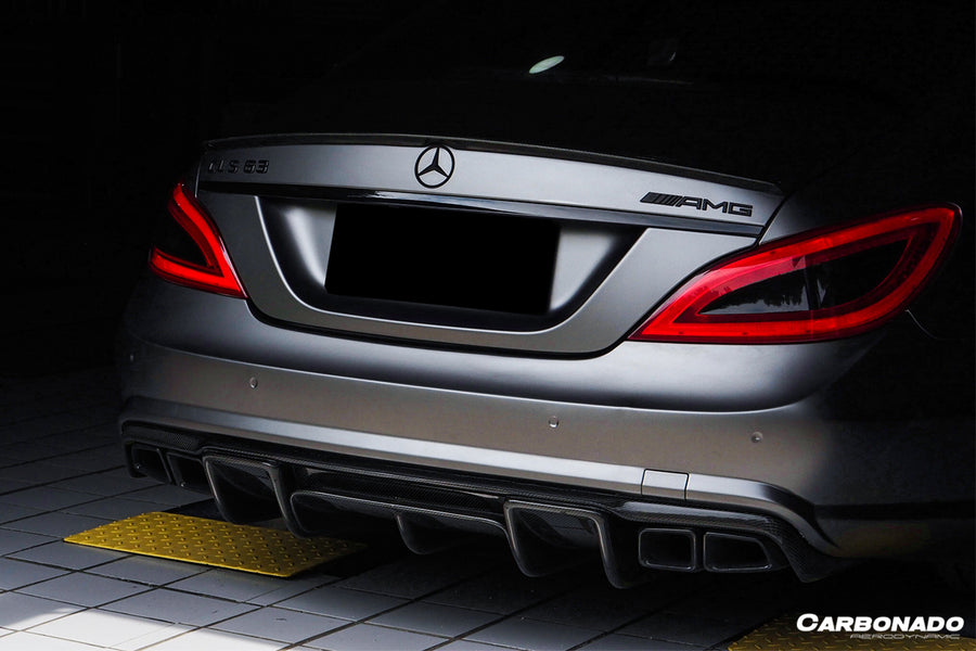 Mercedes Benz CLS350 CLS63 AMG W218 RT Style Carbon Diffuser 2011-2015