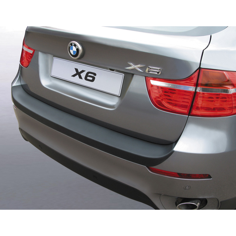 ABS Achterbumper beschermlijst  BMW X6 E71 5/2008-3/2012 Zwart