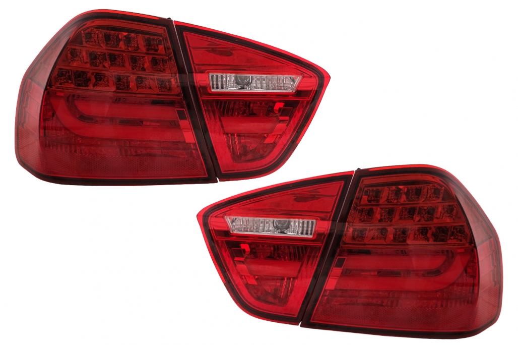 Taillights LED BMW 3-serie E90 04-08 red/smoke
