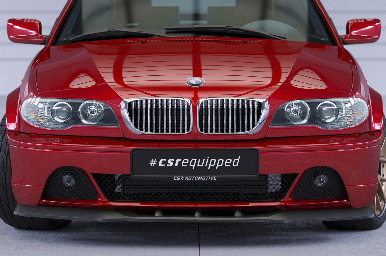 Voorspoiler BMW 3er E46 Coupé / Cabrio Glans Zwart – 03/2003–09/2006