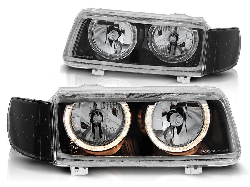Faros Passat 35i Angel Eyes negro