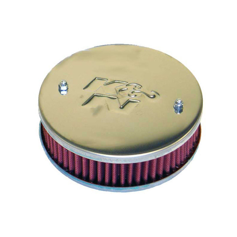 K&N carburateur luchtfilter rond  SU/SU Hitachi 1.25'' HS2, middengat, Montagehoogte 47mm (56-9121)
