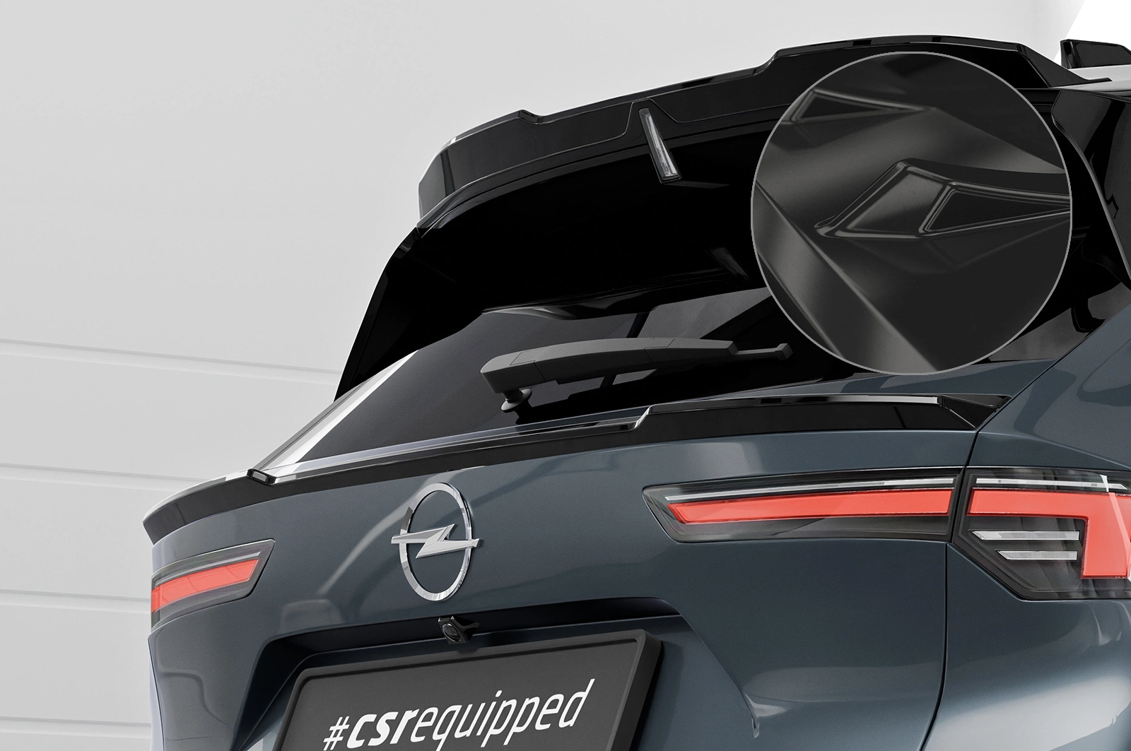 Achterspoiler Opel Astra L Sports Tourer glans zwart