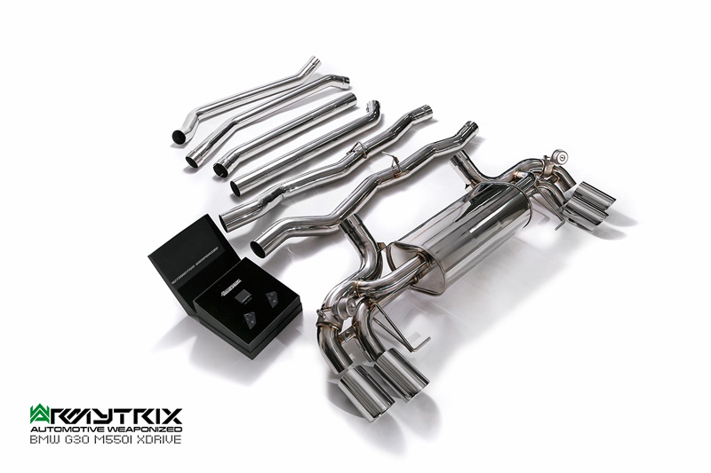Armytrix BMW 5 Series G30/G31 550i (N63TU2) (2017-) Front X-pipe