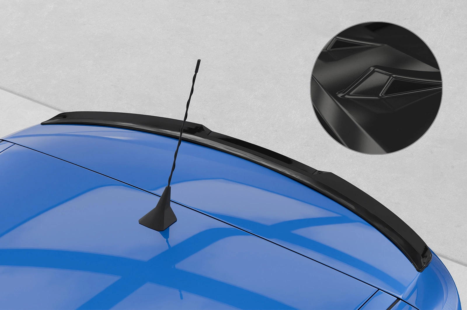 Achterspoiler Renault Zoe glans zwart – CSR Automotive