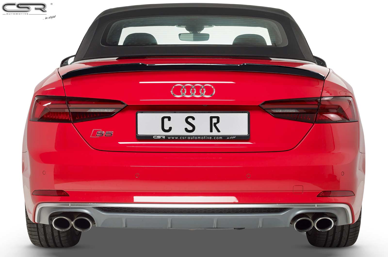 Achterspoiler Audi A5 F5 Cabrio Glans Zwart – CSR Automotive – vanaf 2016