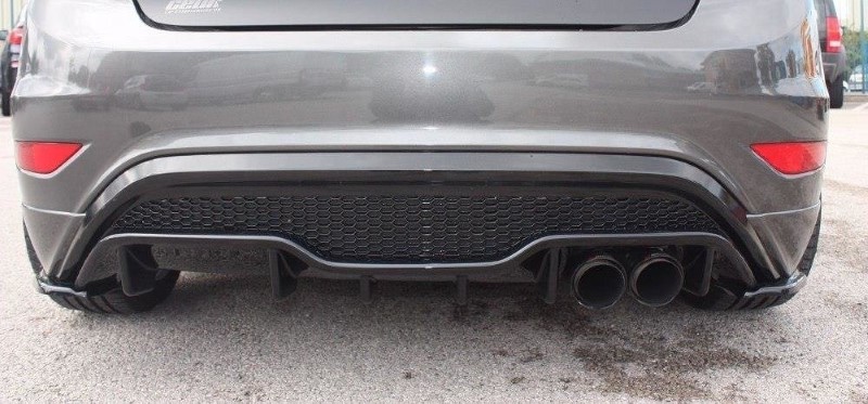 Achter Aanzet Ford Fiesta ST Mk7 FL Glanzend Zwart