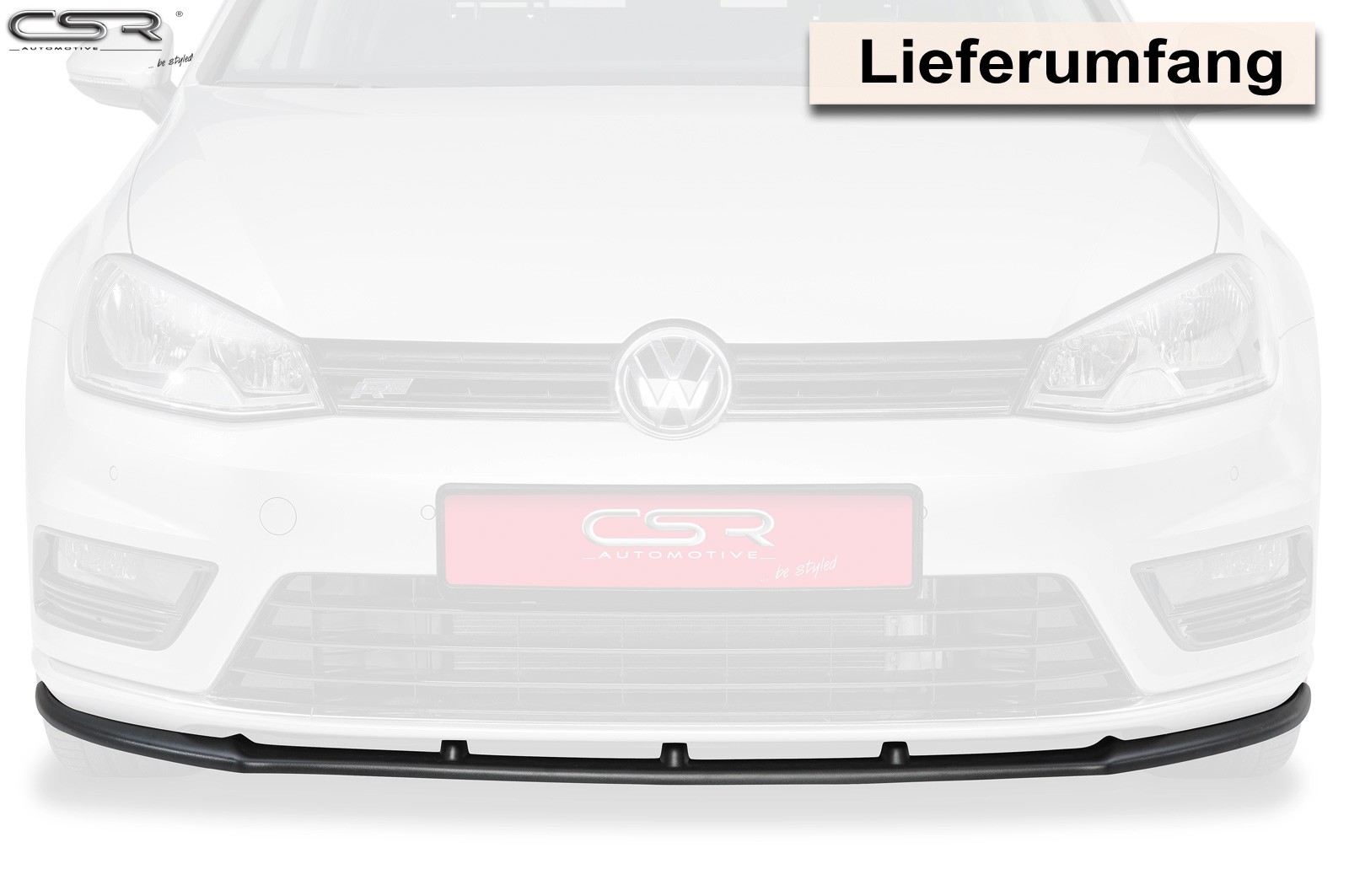 Onderspoiler lip VW-Golf 7 R-Line