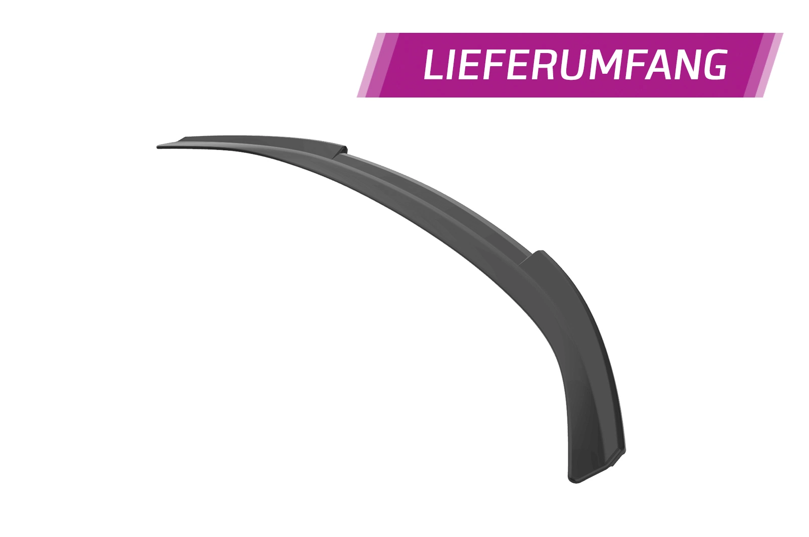 Achterspoiler Toyota C-HR glans zwart