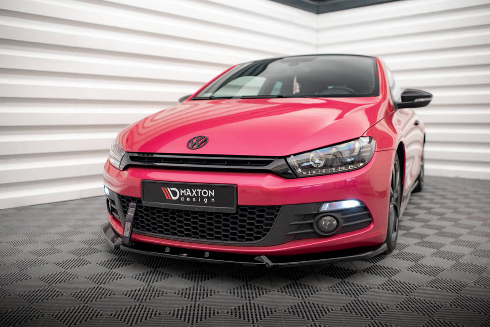 Voorspoiler V.3 Volkswagen Scirocco Maxton Glans Zwart