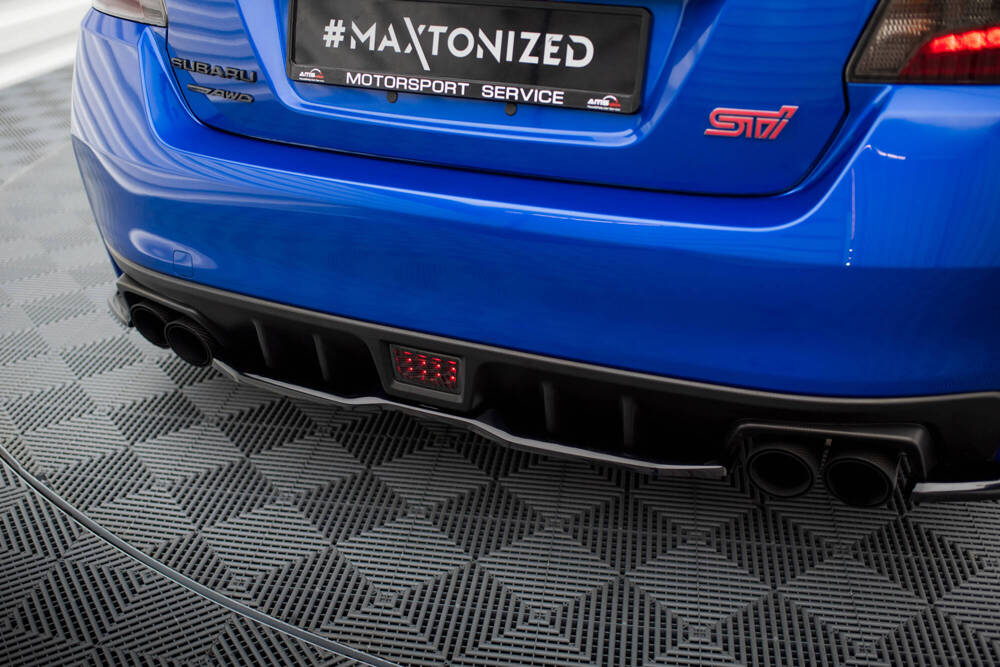 Diffuser Subaru Impreza WRX STI GK Maxton Glans Zwart