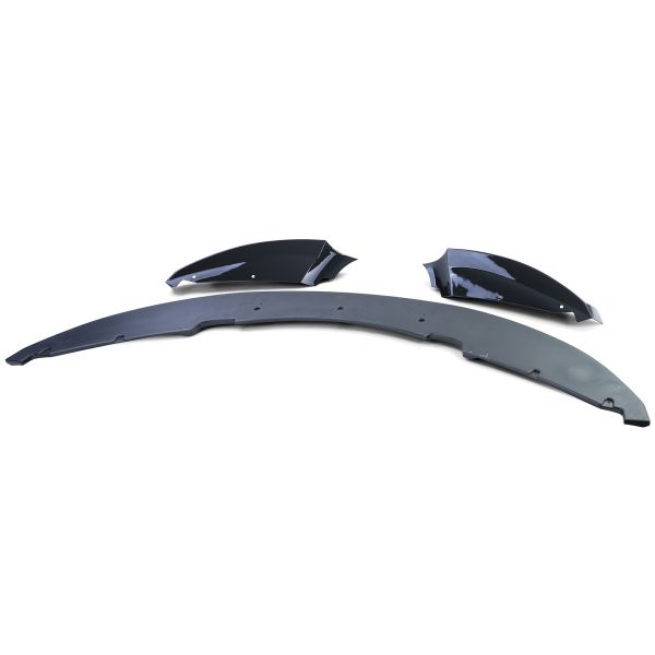 Voorspoiler M Look BMW 1 Serie E82 E88 11-13 Glans Zwart
