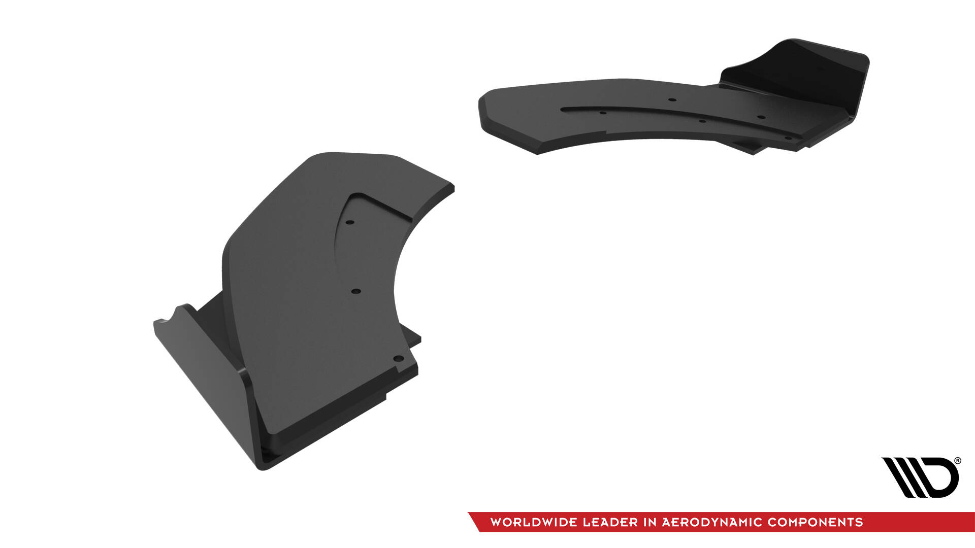 Street Pro Achterzij Spoilers + Flaps Hyundai Veloster N MK2 Maxton Glanzend zwart
