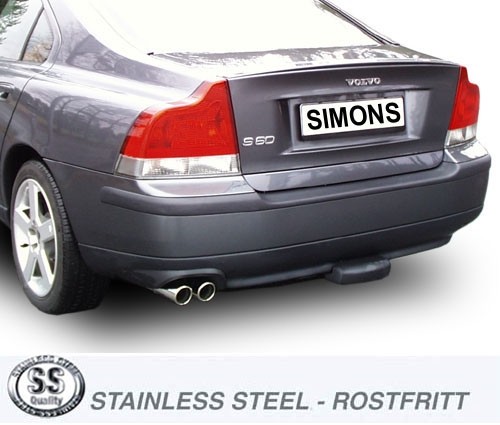 Simons Uitlaatsysteem af kat. Volvo S60 2003>