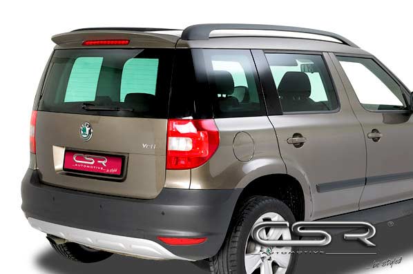 Achterspoiler Skoda Yeti glans zwart