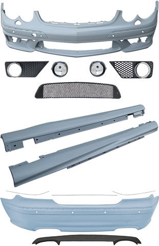 Bumper set CLK W213