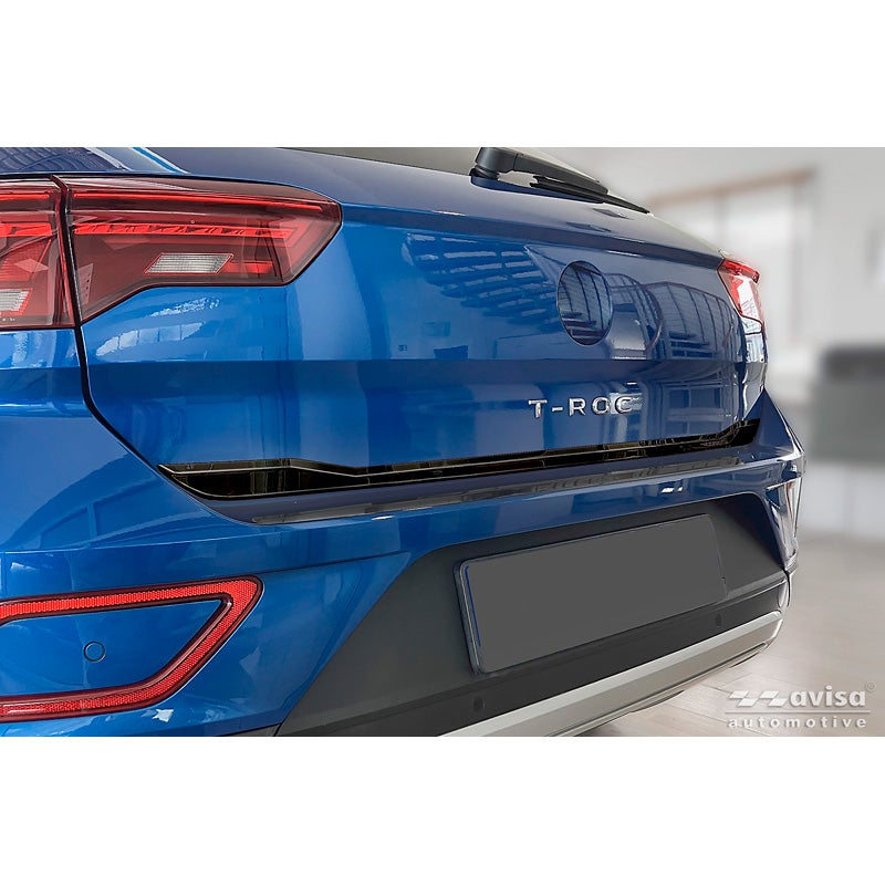 Avisa Zwart Chroom RVS Kofferbak Sierlijst  Volkswagen T-Roc 2017-2022 & Facelift 2022-2025 (incl. Cabrio)