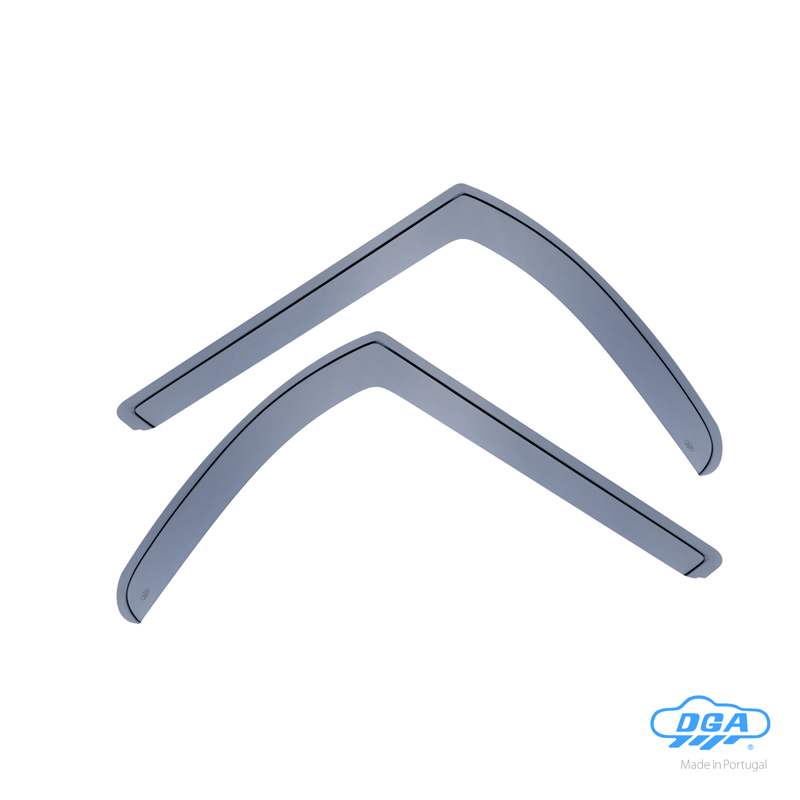 DGA Zijwindschermen  Renault Trafic & Opel Vivaro & Nissan Primastar 2001-2014 (2-delig)