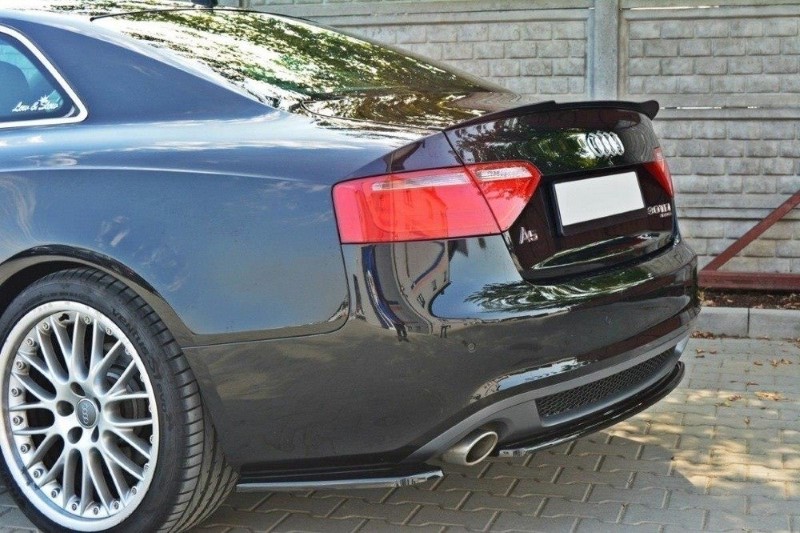 Spoilerkap Audi S5 / A5 / A5 S-Line 8T / 8T FL Coupe Glanzend Zwart Maxton