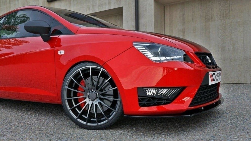 Voorspoiler Seat Ibiza IV Cupra/FR 6J Facelift Maxton Glans Zwart