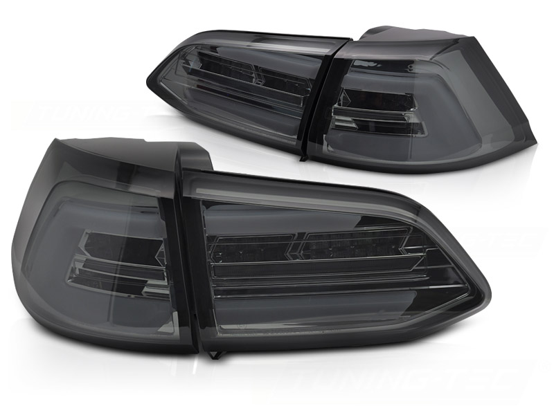 Taillights VW Golf VII 12- black/Smoke Led