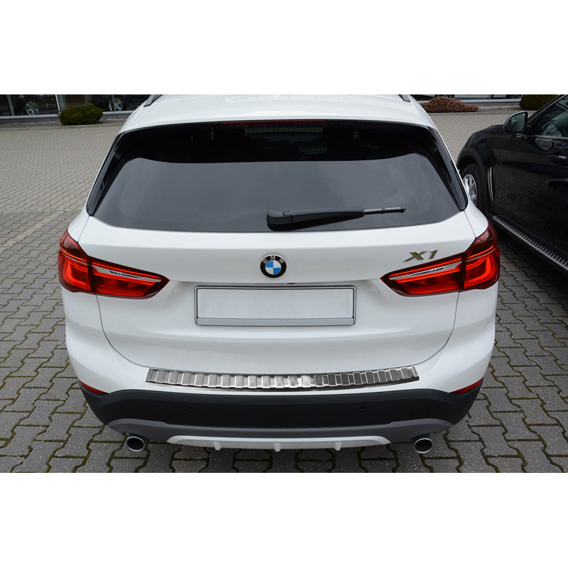 RVS Achterbumperprotector  BMW X1 F48 2015-2022 'Ribs'