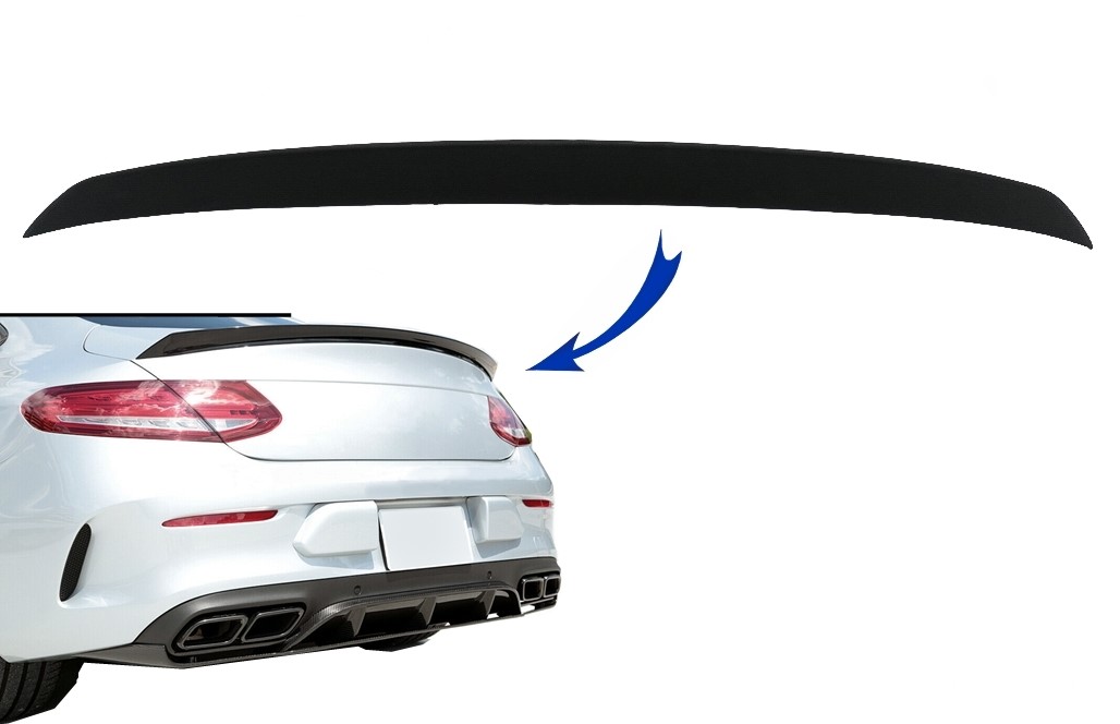 Achterklep spoiler Mercedes E-Class C238 Coupe (2016-..) mat zwart
