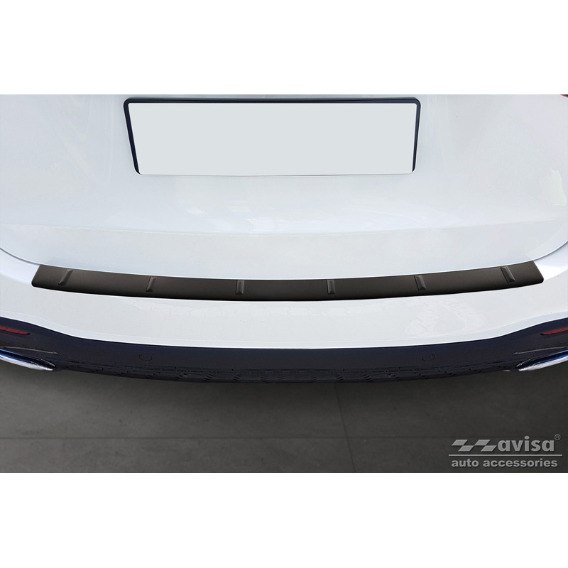 Matzwart RVS Achterbumperprotector  Mercedes GLE II W167 & GLE II 53 AMG 2019-2023 'Ribs'