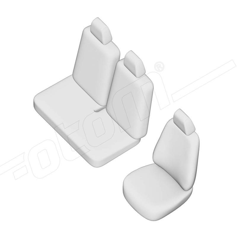 Original Design Stoffen Stoelhoezenset 2+1  Maxus E-Deliver 7 2020- (split in rug bank)
