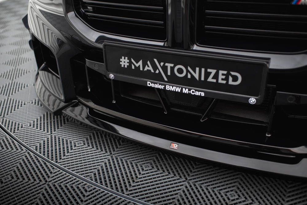 Voorspoiler V.5 BMW M2 G87 Maxton Glans Zwart