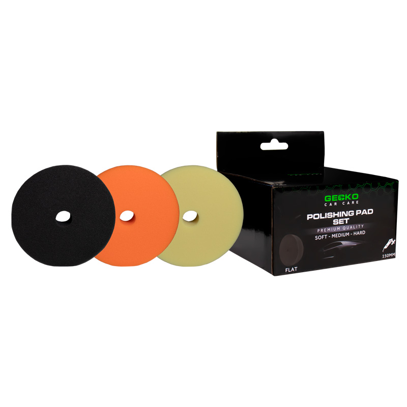 Gecko Polijstpads 150mm 3-stuks