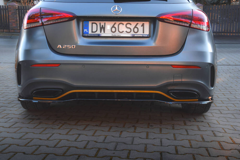 Diffuser Mercedes A Klasse AMG Pakket W177 Maxton Glans Zwart