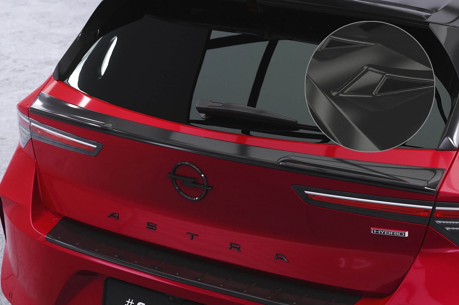 Achterspoiler Opel Astra L Glans Zwart (2022 - heden)