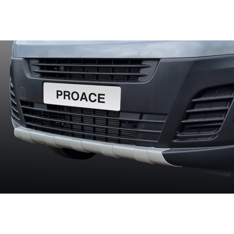 RGM Voorspoiler 'Skid-Plate'  Citroën Jumpy/Peugeot Expert/Toyota Proace 2016-/Opel Vivaro 2019-/Fiat Scudo 2022- Zilver (ABS)