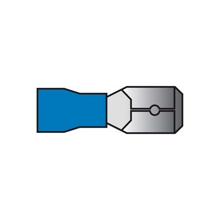 Kabelverbinders 740 blauw 50st