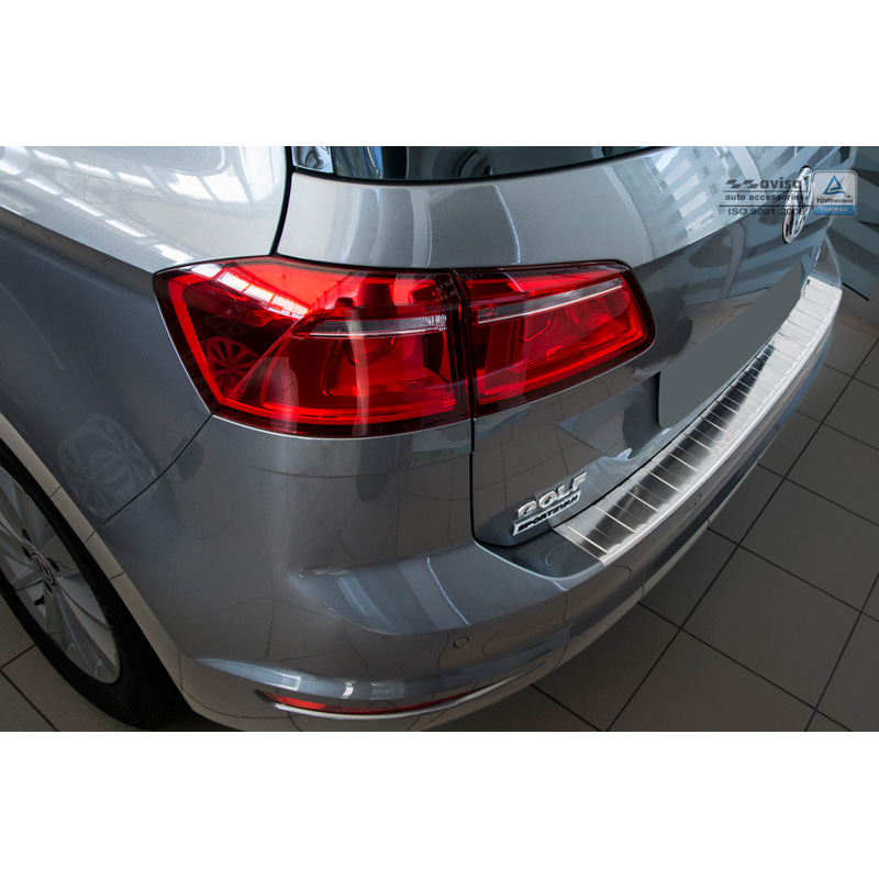RVS Achterbumperprotector Volkswagen Golf VII Sportsvan 2014- '