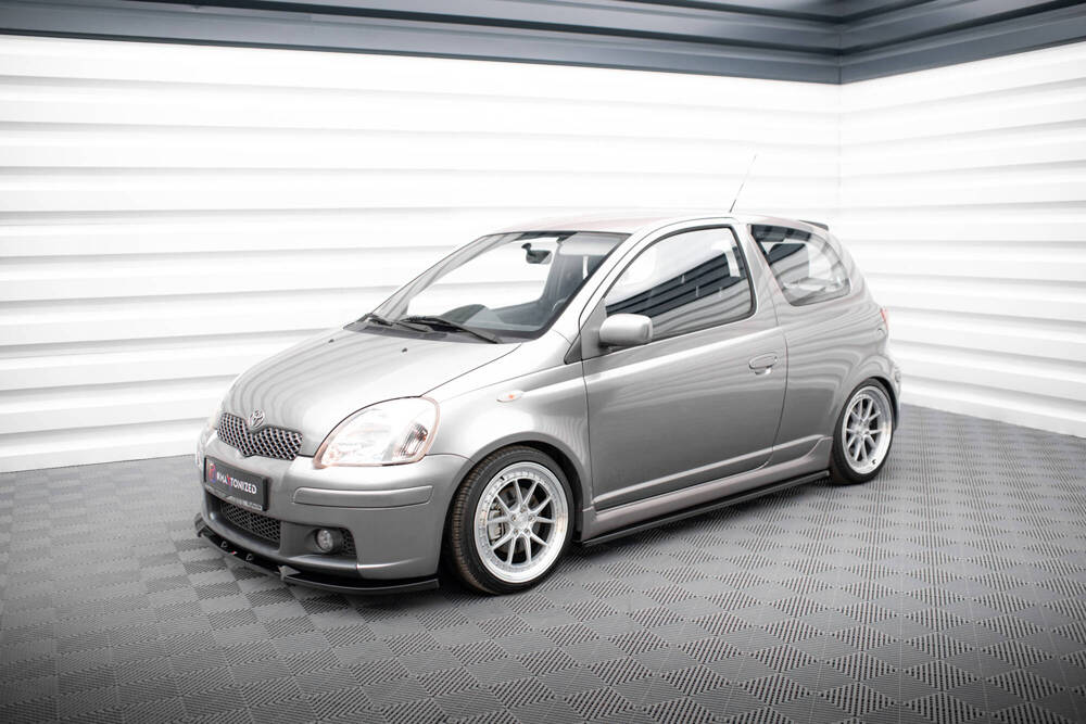 Zijskirts Toyota Yaris T-Sport Maxton Glans Zwart
